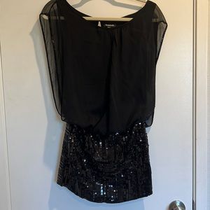BEBE black mini dress